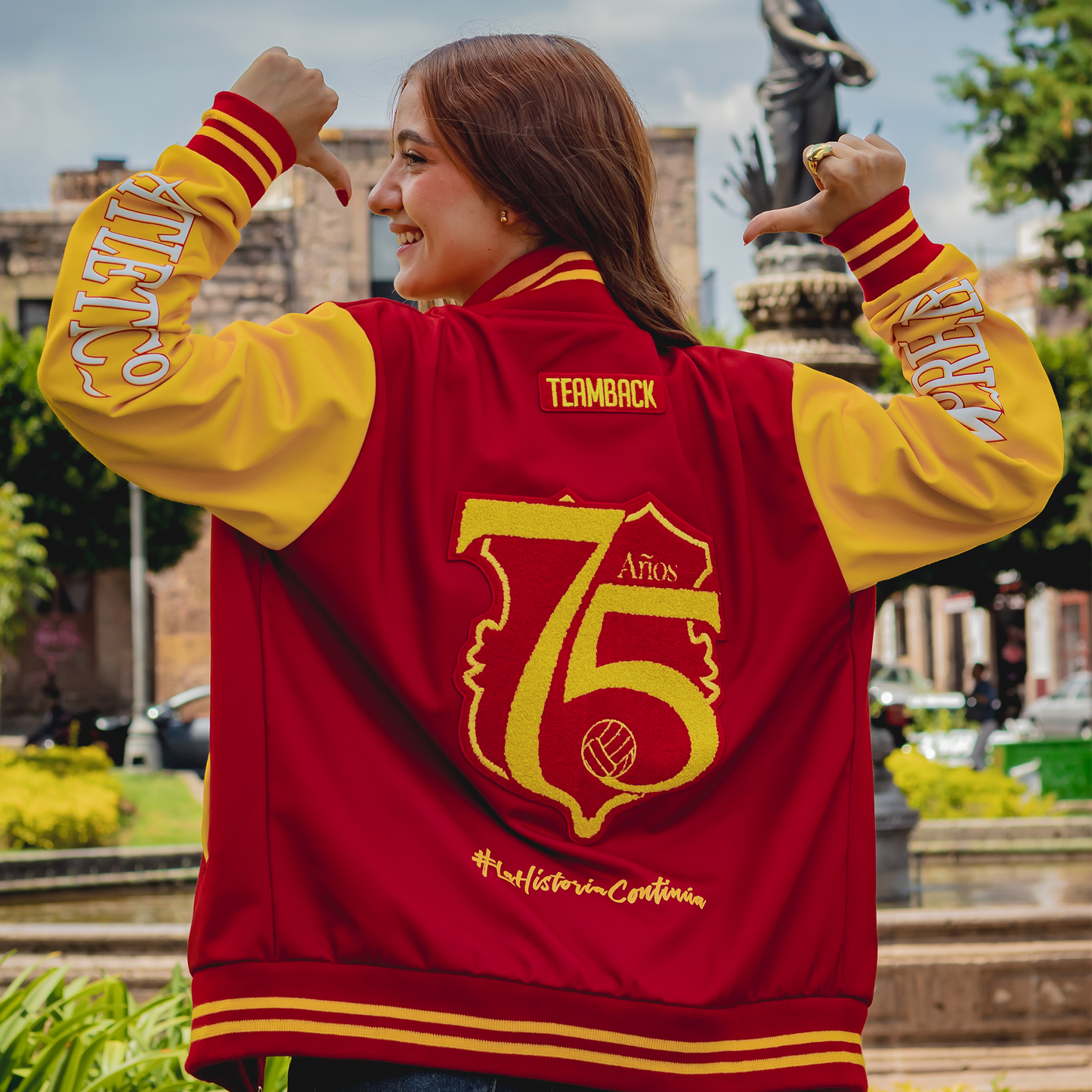 CLUB ATLETICO MORELIA 75 Aniversario Varsity Jacket Edición Especial - BASIC