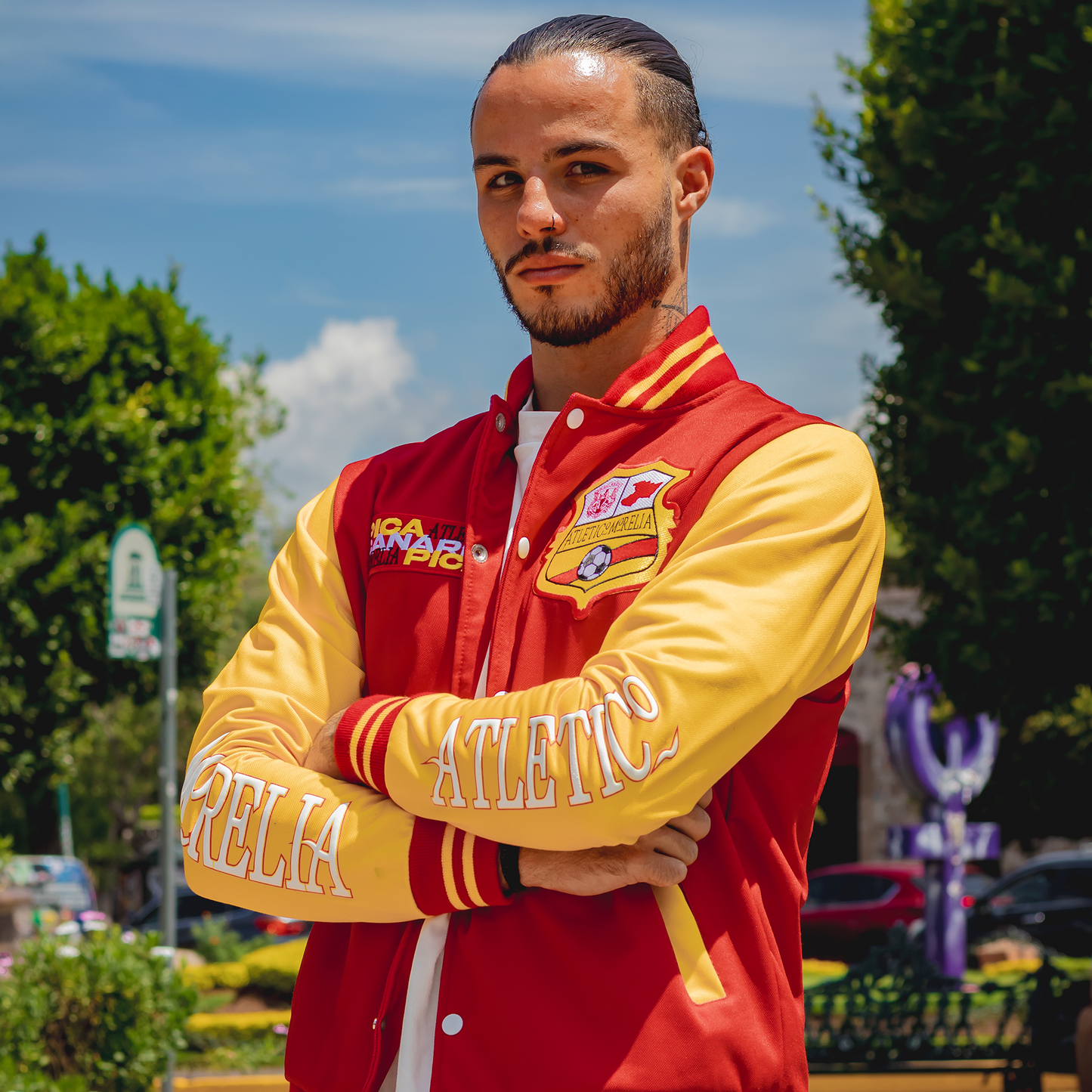 CLUB ATLETICO MORELIA 75 Aniversario Varsity Jacket Edición Especial - BASIC