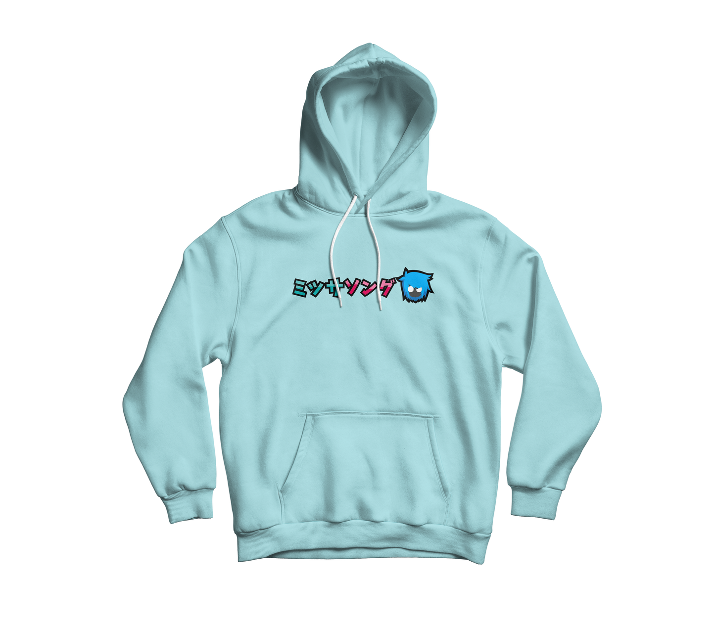 MISSASINFONIA HOODIE CYAN MISSA LOGO JAPONES COLOR