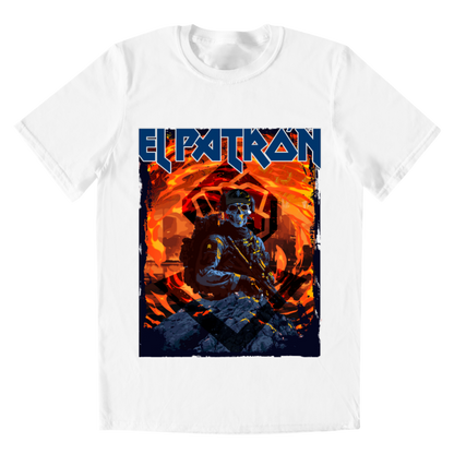 Playera hombre alkapone el patrón iron maiden