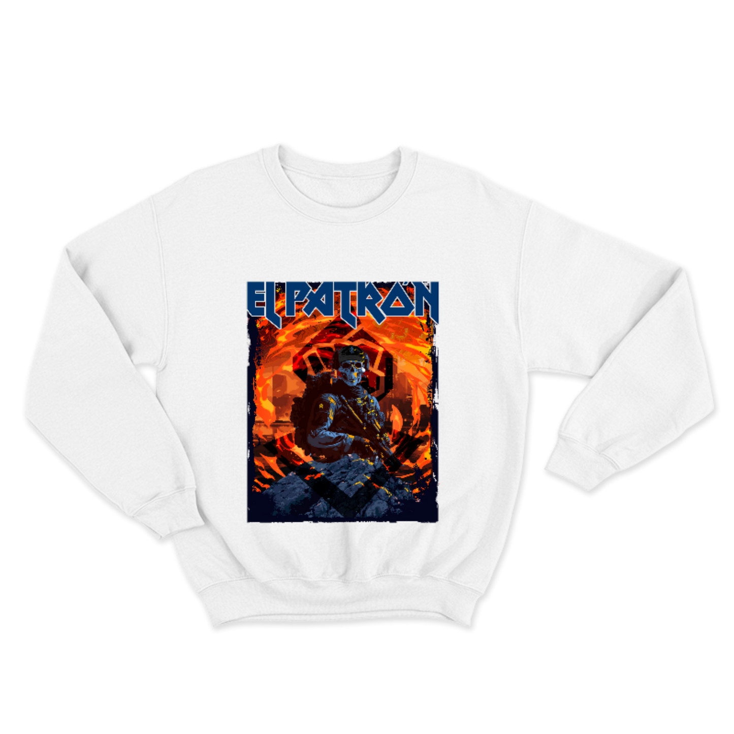 Sudadera alkapone el patrón iron maiden