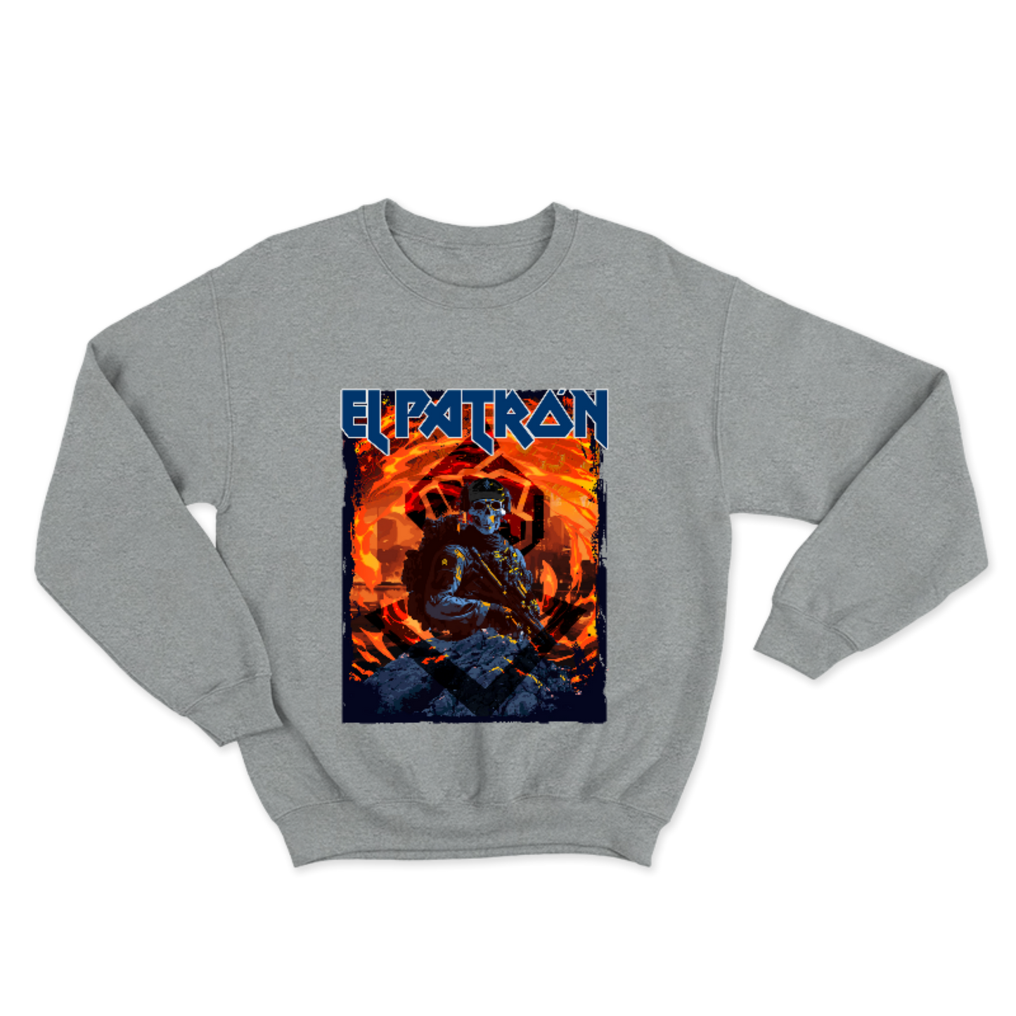 Sudadera alkapone el patrón iron maiden