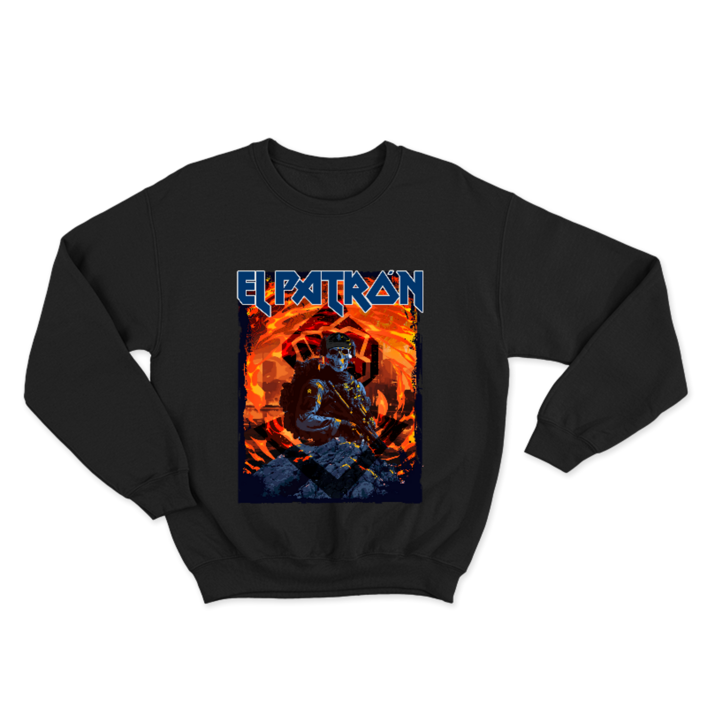 Sudadera alkapone el patrón iron maiden