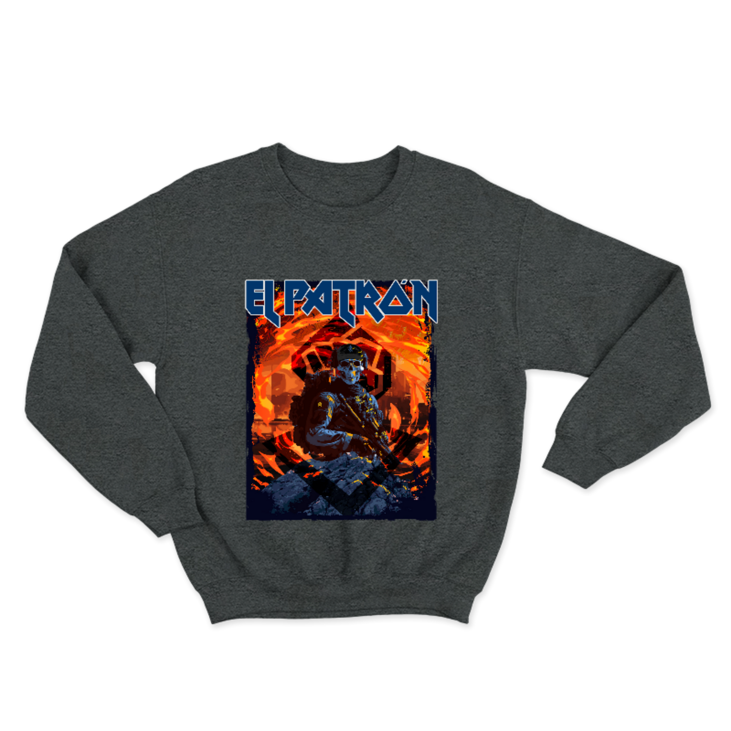 Sudadera alkapone el patrón iron maiden