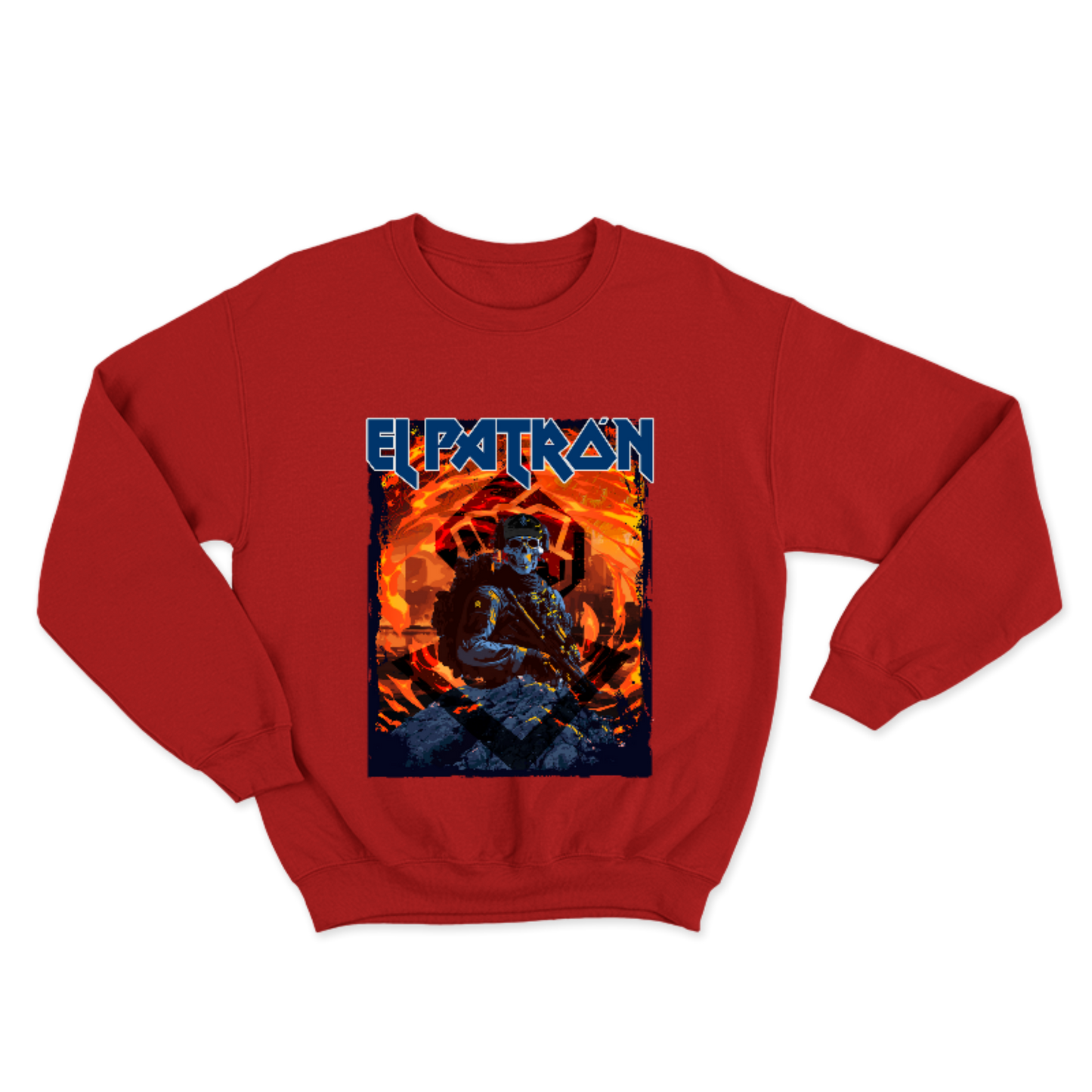 Sudadera alkapone el patrón iron maiden