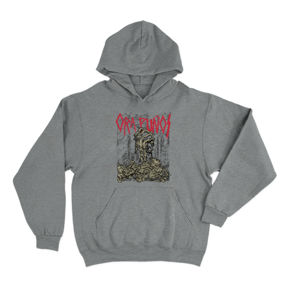 Hoodie alkapone mano esqueleto ora puños