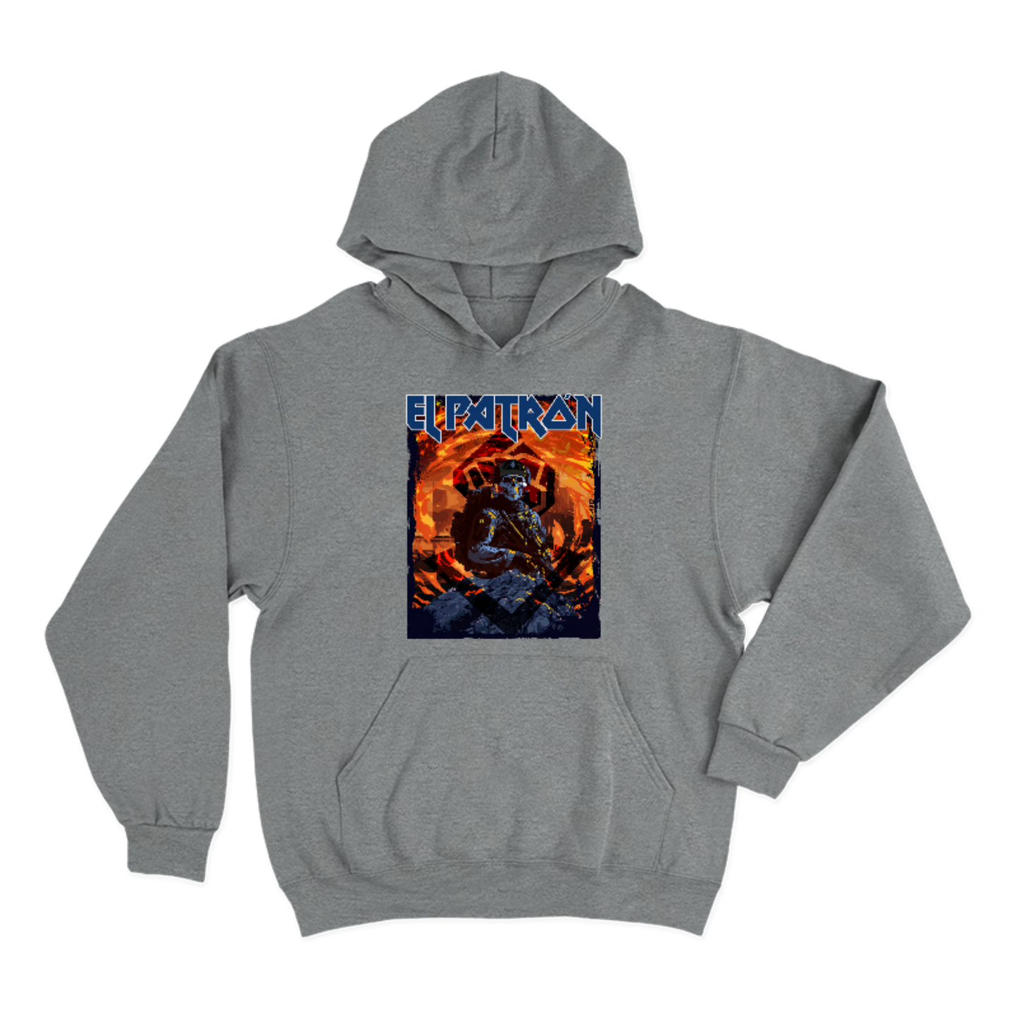 Hoodie alkapone el patrón iron maiden