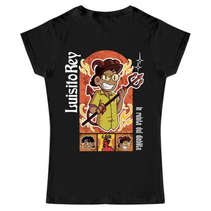 Playera Mujer LuisitoRey Ruleta del Diablito Doble Diseño