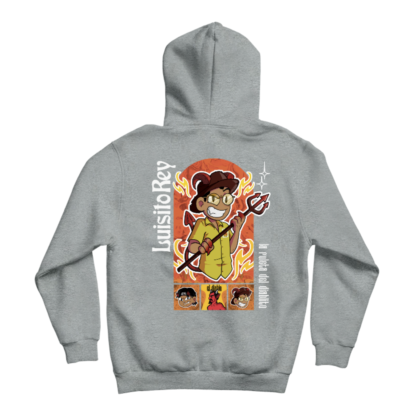 Hoodie LuisitoRey Ruleta del Diablito Doble Diseño