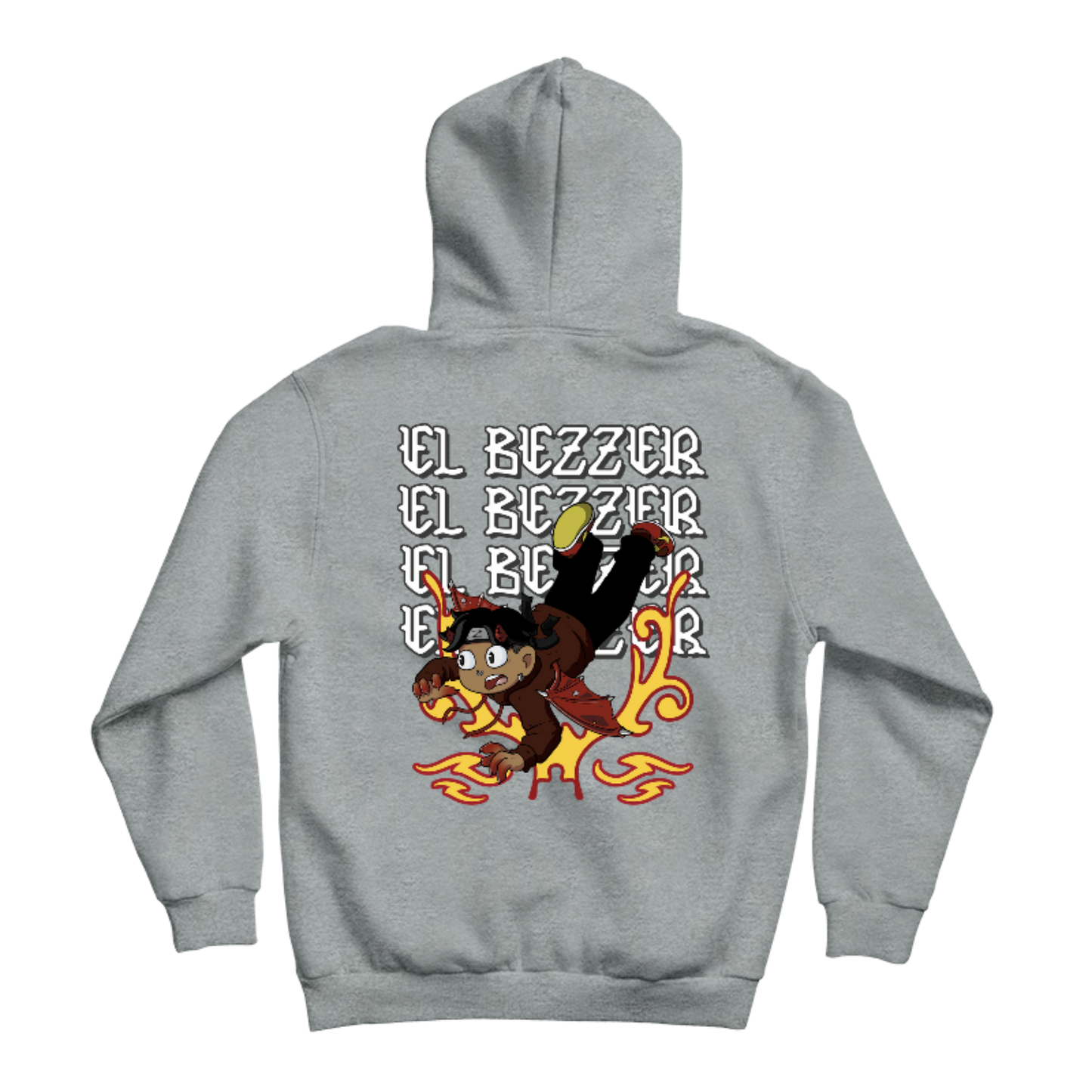 Hoodie ElBezzer Tribal Ruleta del Diablito Doble Diseño