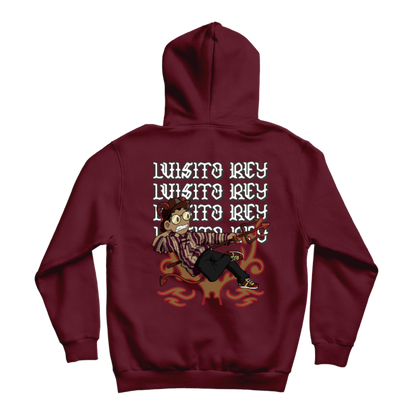 Hoodie LuisitoRey Tribal Ruleta del Diablito Doble Diseño