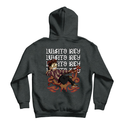 Hoodie LuisitoRey Tribal Ruleta del Diablito Doble Diseño