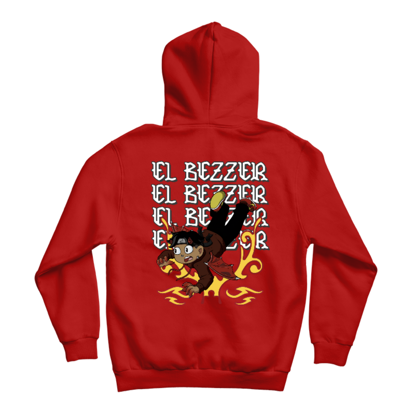 Hoodie ElBezzer Tribal Ruleta del Diablito Doble Diseño