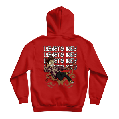 Hoodie LuisitoRey Tribal Ruleta del Diablito Doble Diseño