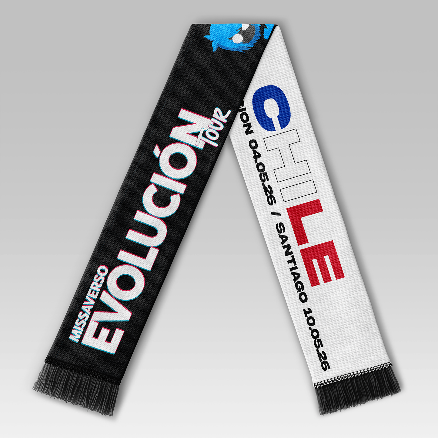 BUFANDA PARA CONCIERTO MISSAVERSO EVOLUCION TOUR CHILE