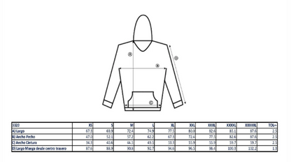 SEIS DE COPAS: Hoodie Blanca LO QUE TE CHOCA TE CHECA