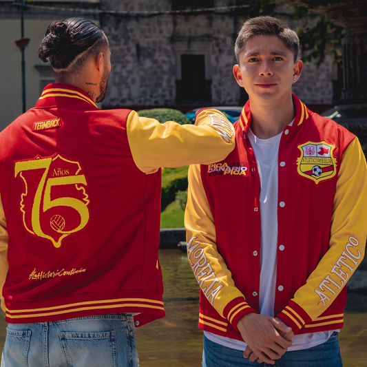 CLUB ATLETICO MORELIA 75 Aniversario Varsity Jacket Edición Especial - BASIC