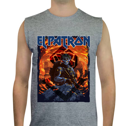 Camiseta tank top alkapone el patrón iron maiden