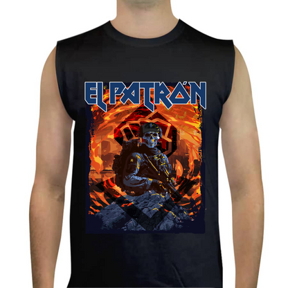 Camiseta tank top alkapone el patrón iron maiden