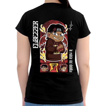 Playera Mujer ElBezzer Ruleta del Diablito Doble Diseño