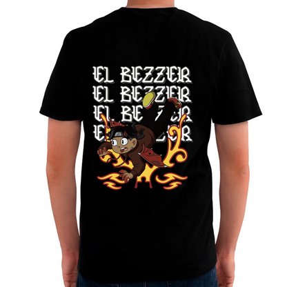 Playera Hombre ElBezzer Tribal Ruleta del Diablito Doble Diseño