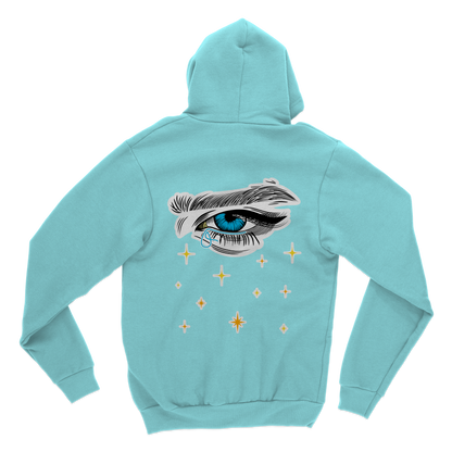 SEIS DE COPAS: Hoodie Azul Pastel PERSONAS LLORANTES