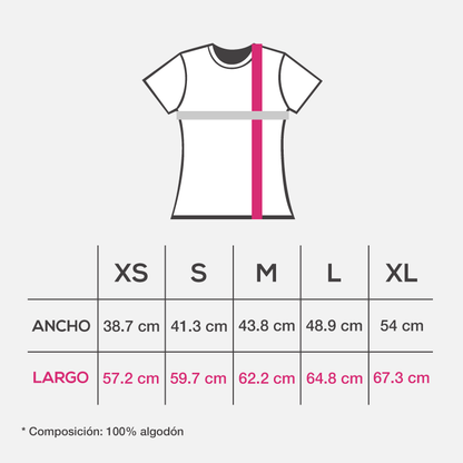 PLAYERA MUJER WEREVERWERO 100% FIFAS