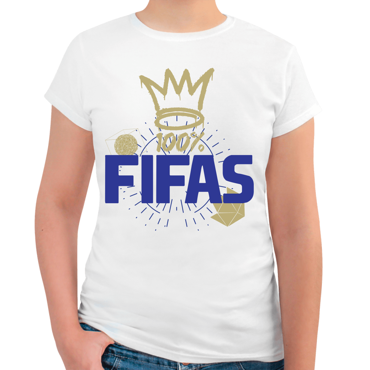 PLAYERA MUJER WEREVERWERO 100% FIFAS